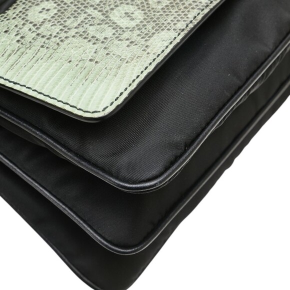 PRADA Black Leather Shoulder Bag - Picture 5 of 14